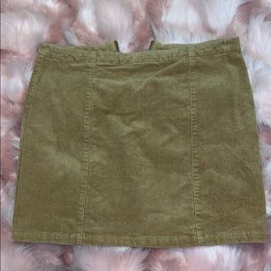 Corduroy Skirt